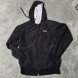 Glamour Kills black windbreaker jersey lined